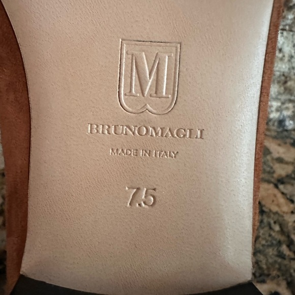 BRUNO MAGLI 
Luna Bit Loafer in Cognac Suede - Picture 8 of 10